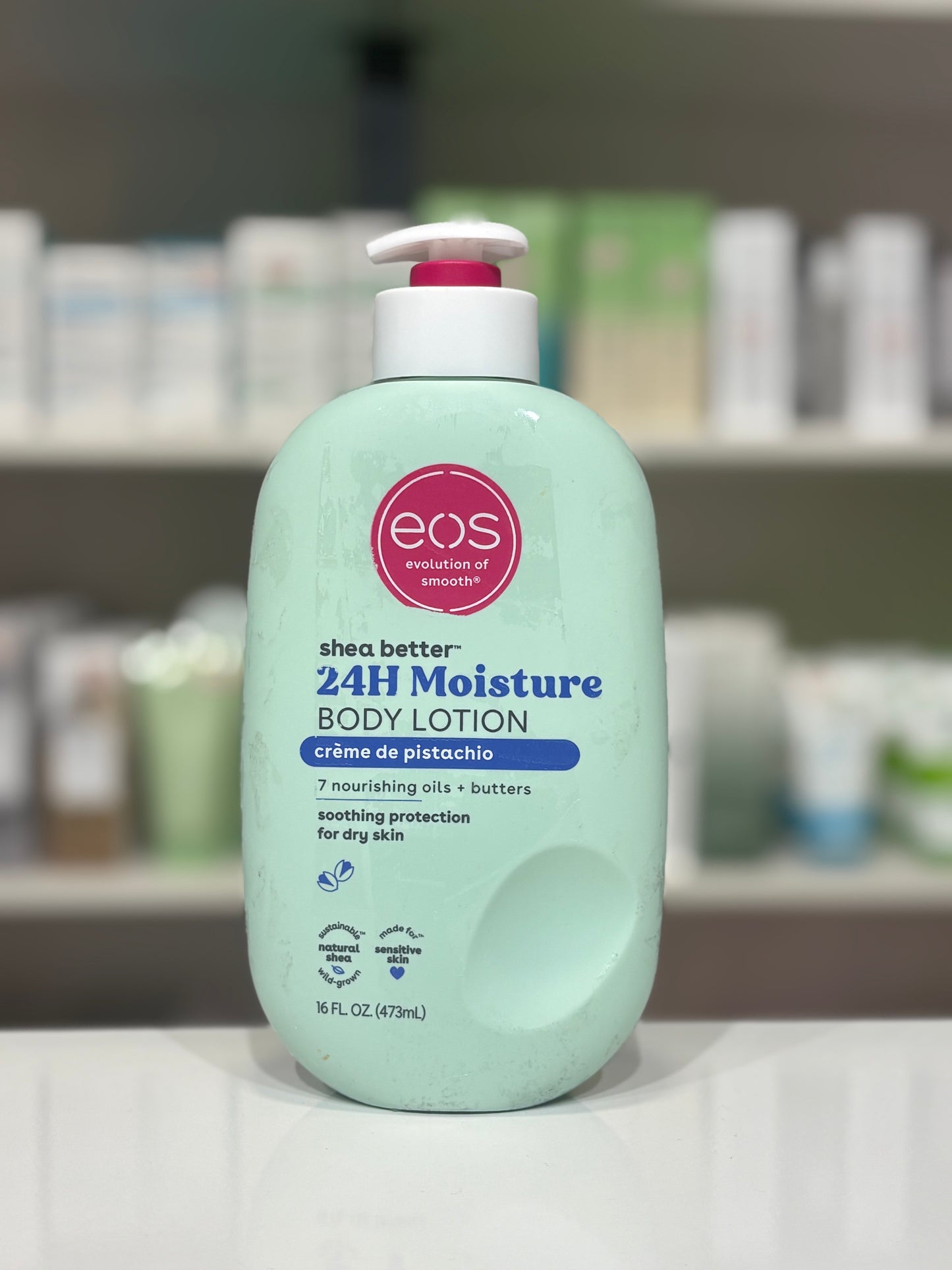 EOS Shea Better Crème de Pistachio Body Lotion