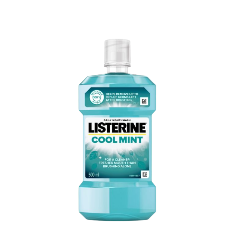Listerine Mouthwash (Cool Mint & Fresh Burst) 500ML