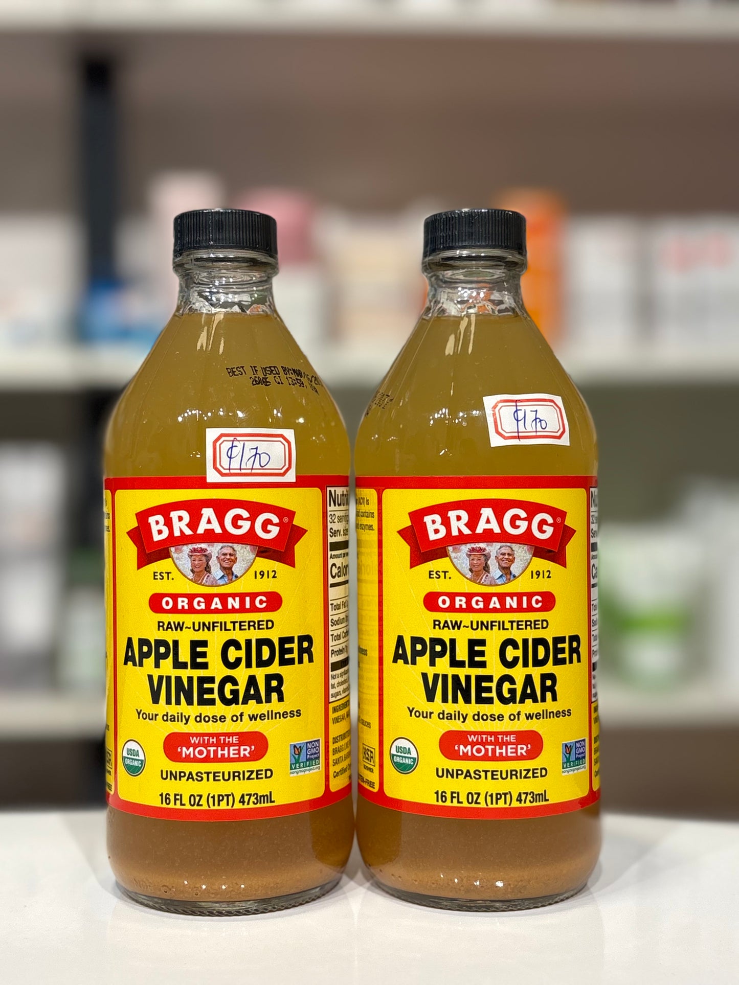 BRAGG Organic Apple Cider Vinegar(With the Mother) 473ml