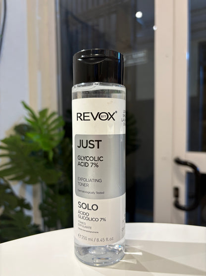 Revox Just Glycolic Acid 7% Exfoliating Toner 250ml