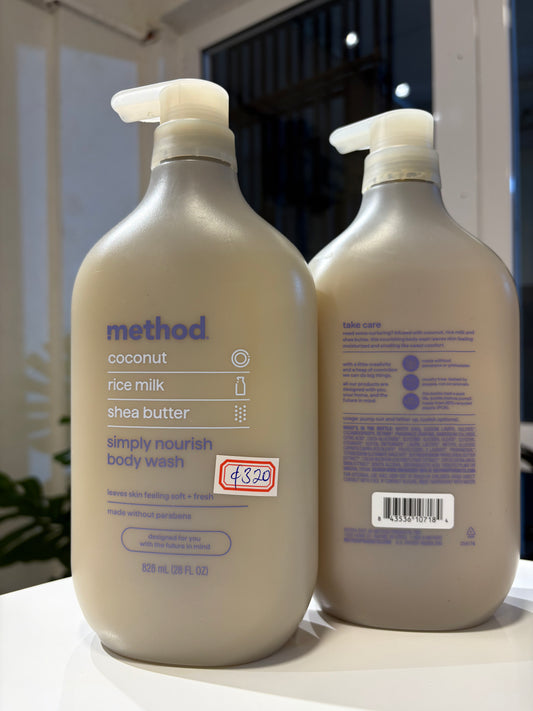 Method Coconut Rice Milk Shea Butter Body Wash(Simply Nourish) 828ML