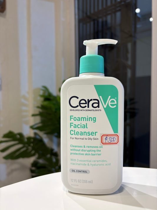 Cerave Foaming Facial Cleanser 12FL.OZ ( For Normal-Oily Skin)