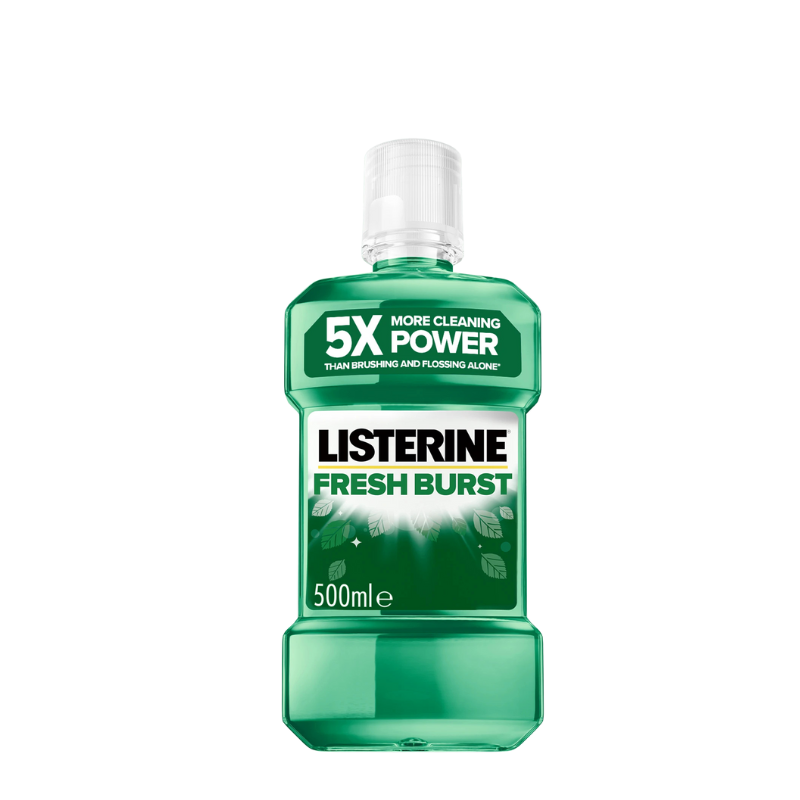 Listerine Mouthwash (Cool Mint & Fresh Burst) 500ML